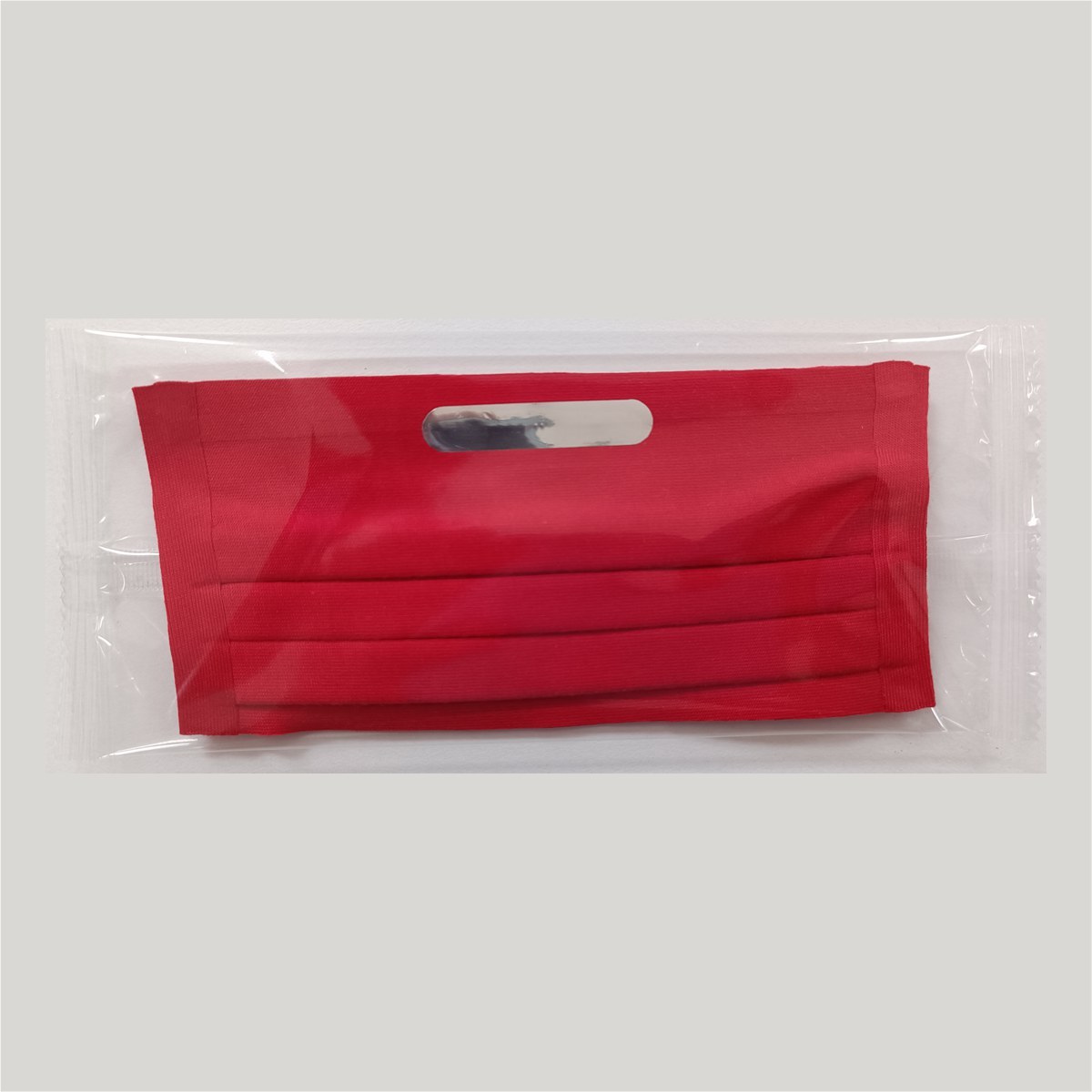 MASKE KIRMIZI GUMUS KALIN BUS ON PAKET 43